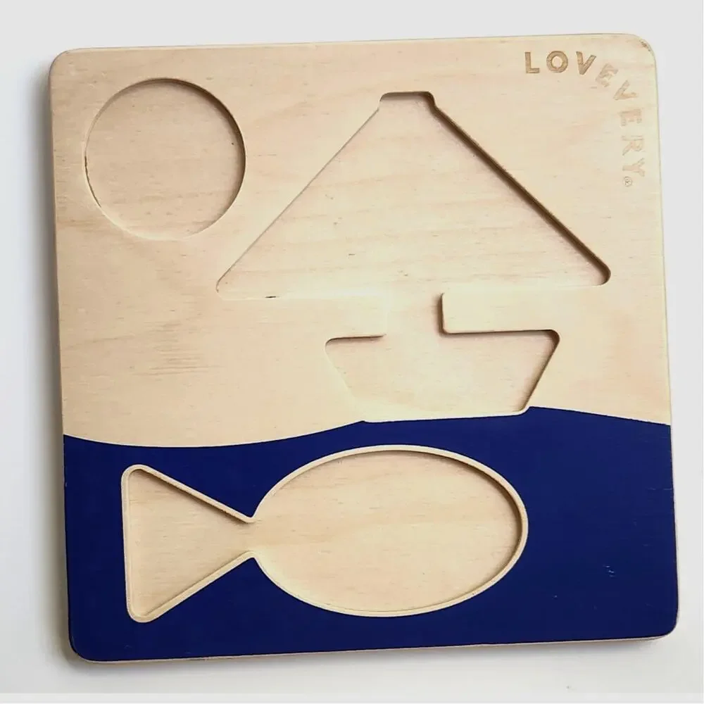 Lovevery Double-Sided Sunny Day Puzzle | Replacement Part Only | Montessori Toy
